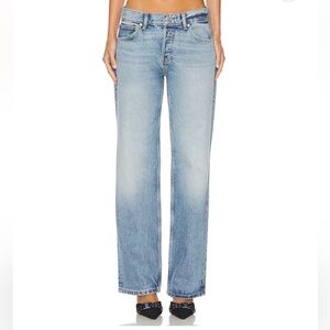 EB Denim Low Rise Straight Baggy Jeans